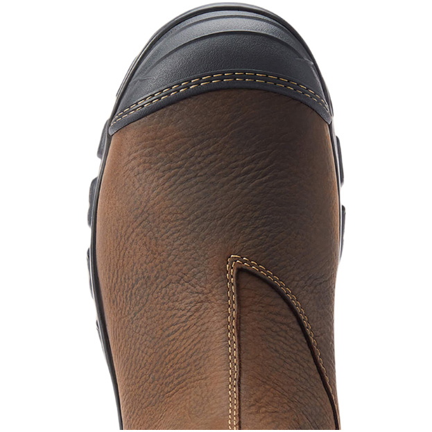 2025 Ariat Homme Treadfast Chelsea Imperméable à Bout En Acier Bottes De Travail 10044475 - Dark Brown